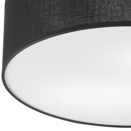 Brilagi - LED Loftlampe BELLADONNA 2xE27/15W/230V Ø 40 cm sort/fyrretræ