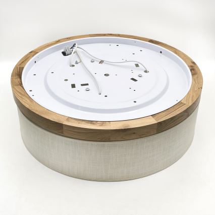 Brilagi - LED Loftlampe BELLADONNA 3xE27/15W/230V diameter 50 cm cremefarvet/eg