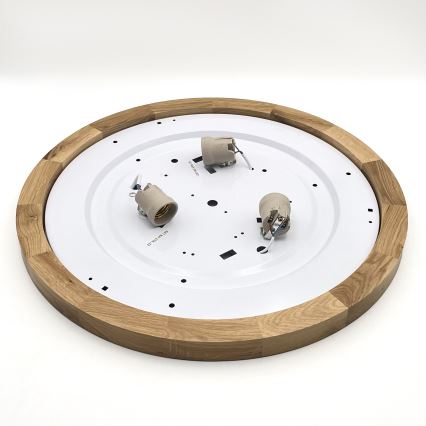 Brilagi - LED Loftlampe BELLADONNA 3xE27/15W/230V diameter 50 cm hvid/eg
