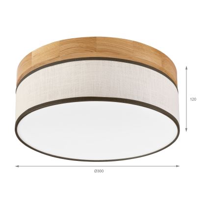 Brilagi - LED Loftlampe BELLADONNA LED/20W/230V Ø 30 cm creme/eg