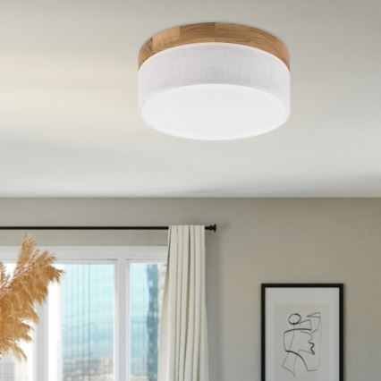 Brilagi - LED Loftlampe BELLADONNA LED/20W/230V Ø 30 cm hvid/eg