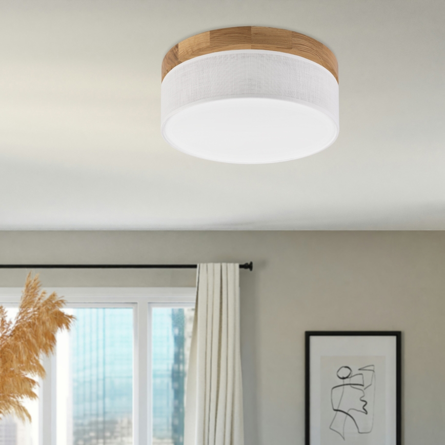 Brilagi - LED Loftlampe BELLADONNA LED/20W/230V Ø 30 cm hvid/eg