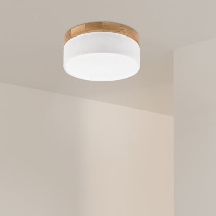 Brilagi - LED Loftlampe BELLADONNA LED/20W/230V Ø 30 cm hvid/eg