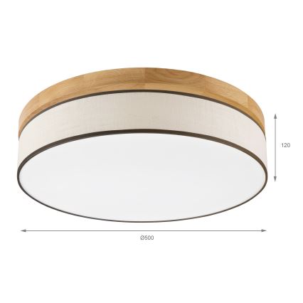Brilagi - LED Loftlampe BELLADONNA LED/36W/230V 50 cm creme/eg