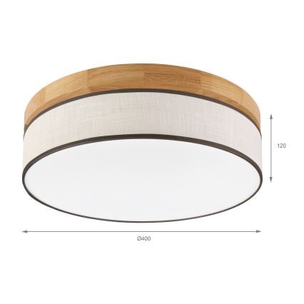 Brilagi - LED Loftlampe BELLADONNA LED/36W/230V diameter 40 cm creme/eg
