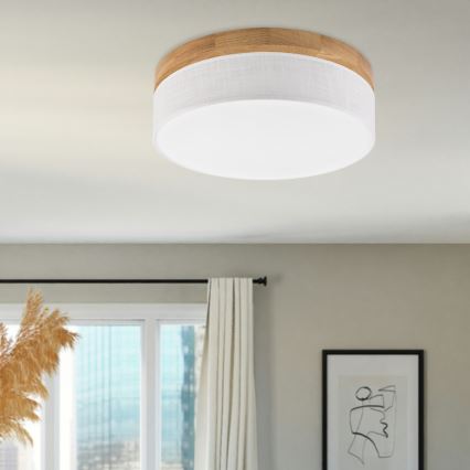 Brilagi - LED Loftlampe BELLADONNA LED/36W/230V Ø 40 cm hvid/eg