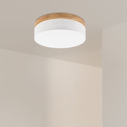 Brilagi - LED Loftlampe BELLADONNA LED/36W/230V Ø 40 cm hvid/eg
