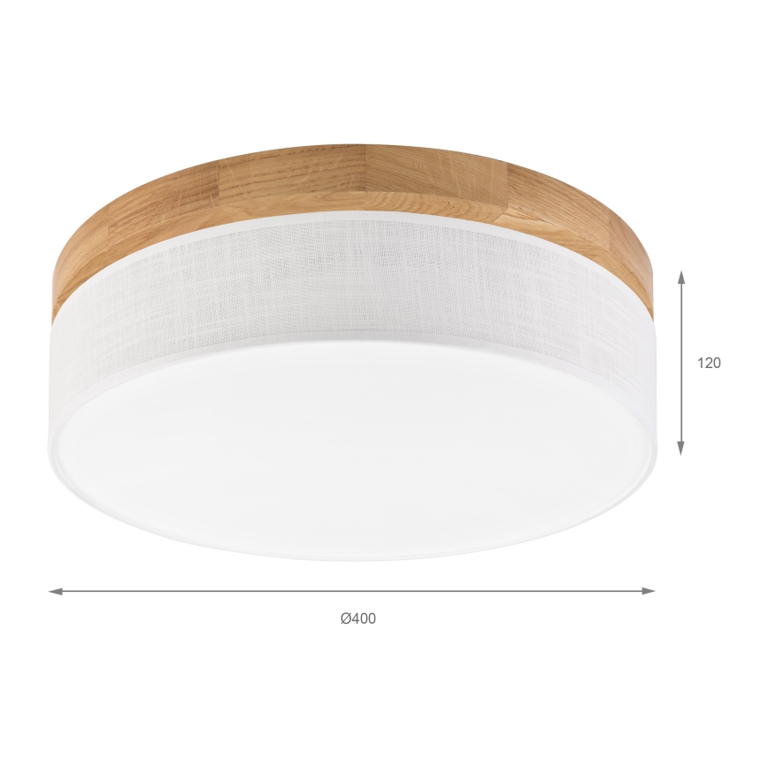 Brilagi - LED Loftlampe BELLADONNA LED/36W/230V Ø 40 cm hvid/eg
