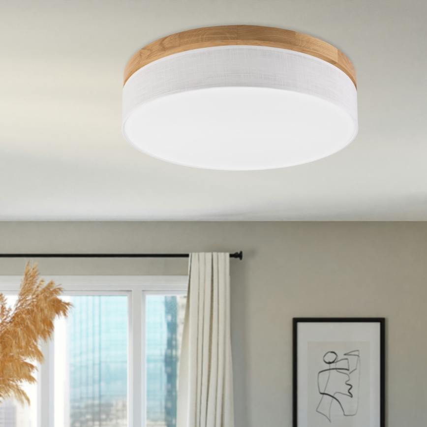 Brilagi - LED Loftlampe BELLADONNA LED/36W/230V Ø 50 cm hvid/eg