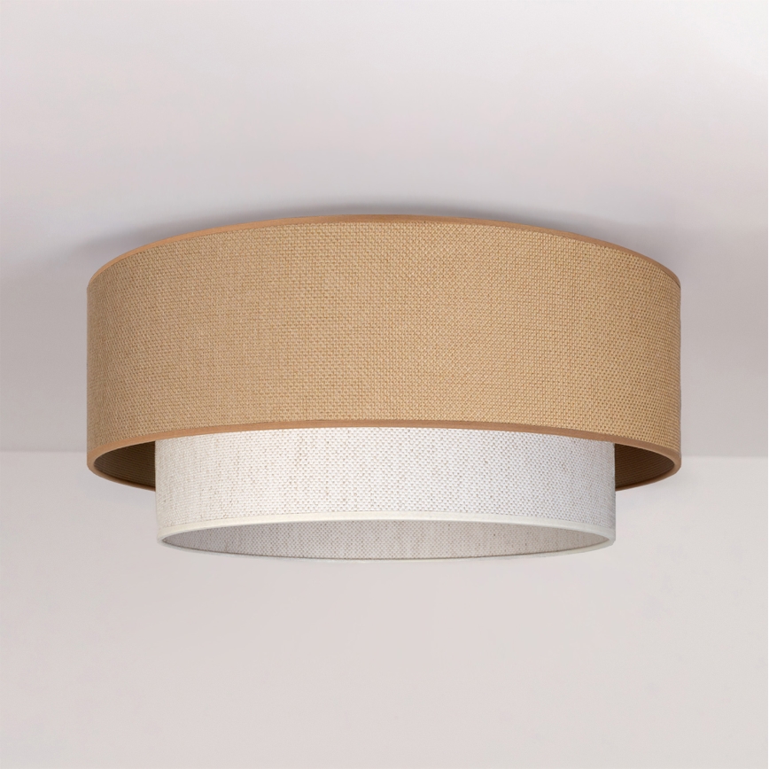 Brilagi - LED loftlampe BOHO ECO 1xE27/10W/230V Ø 40 cm beige/creme