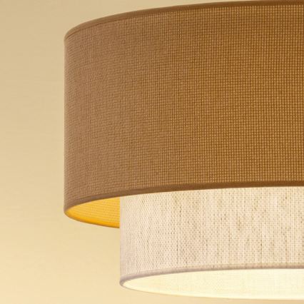 Brilagi - LED loftlampe BOHO ECO 1xE27/10W/230V Ø 40 cm beige/creme