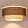 Brilagi - LED loftlampe BOHO ECO 1xE27/10W/230V Ø 40 cm brun/creme