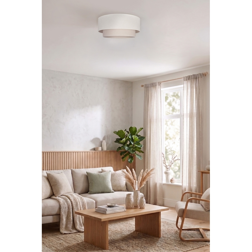 Brilagi - LED loftlampe BOHO ECO 1xE27/10W/230V Ø 40 cm cremefarvet