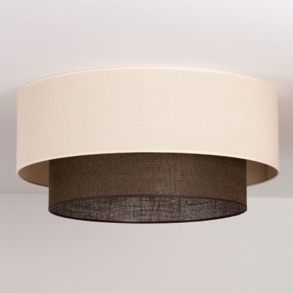 Brilagi - LED-loftlampe BOHO STYLE 3xE27/15W/230V Ø 60 cm creme/brun