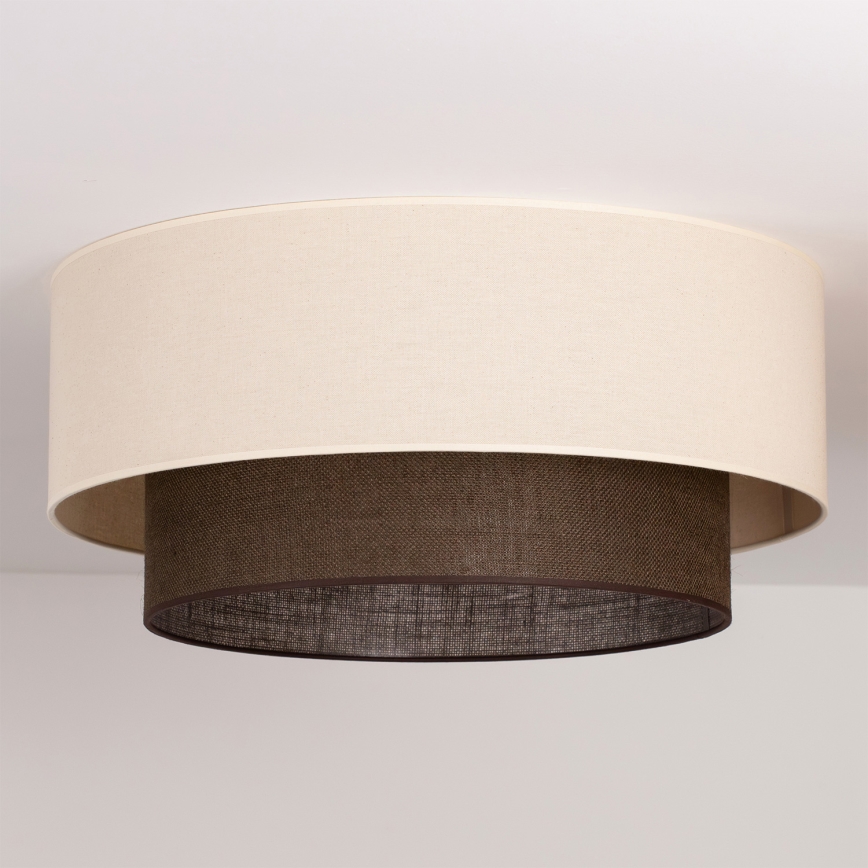 Brilagi - LED-loftlampe BOHO STYLE 3xE27/15W/230V Ø 60 cm creme/brun