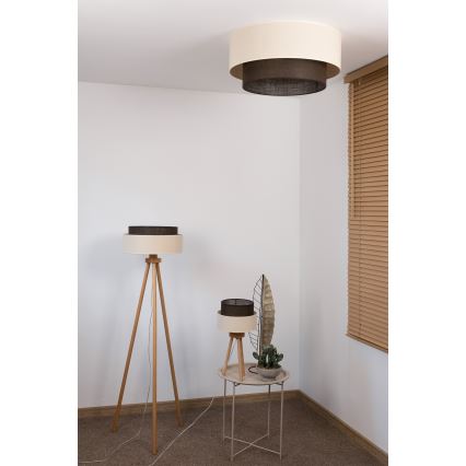 Brilagi - LED-loftlampe BOHO STYLE 3xE27/15W/230V Ø 60 cm creme/brun
