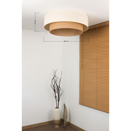 Brilagi - LED-loftlampe BOHO STYLE 3xE27/15W/230V Ø 80 cm