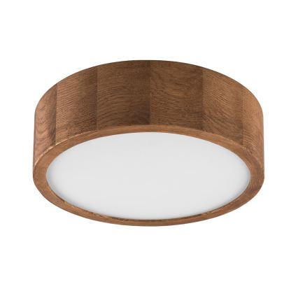 Brilagi - LED-loftlampe CARVALHO 1xE27/15W/230V eg/kirsebær Ø 27 cm