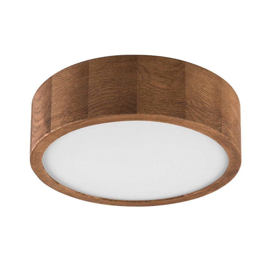 Brilagi - LED-loftlampe CARVALHO 1xE27/15W/230V eg/kirsebær Ø 27 cm