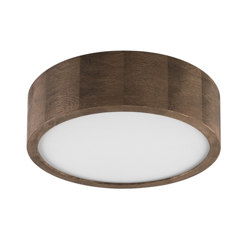 Brilagi - LED-loftlampe CARVALHO 1xE27/15W/230V i eg/valnød, Ø 27 cm