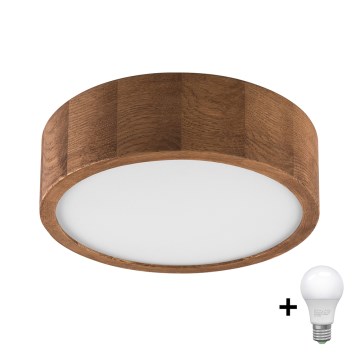 Brilagi - LED loftlampe CARVALHO 1xE27/60W/230V eg kirsebær diameter 27 cm