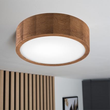 Brilagi - LED loftlampe CARVALHO 1xE27/60W/230V eg kirsebær diameter 27 cm