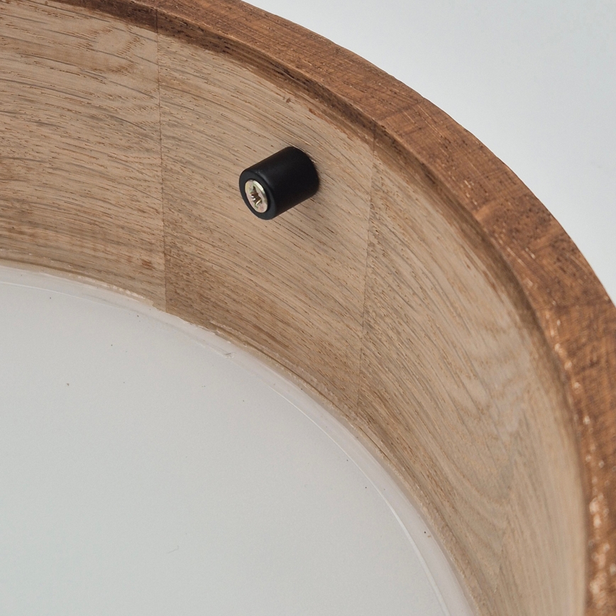 Brilagi - LED Loftlampe CARVALHO 1xE27/60W/230V eg kirsebærtræ, pr. 27 cm