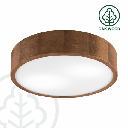 Brilagi - LED-loftlampe CARVALHO 2xE27/15W/230V eg/kirsebær Ø 37 cm