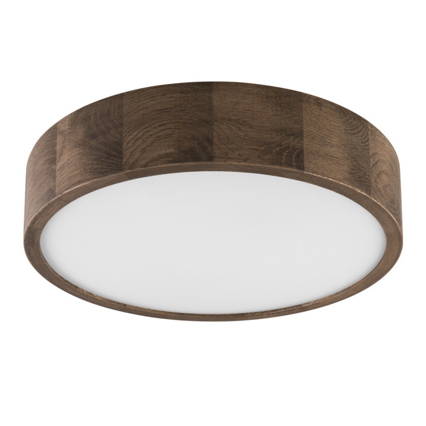 Brilagi - LED loftlampe CARVALHO 2xE27/15W/230V eg/valnød Ø 37 cm