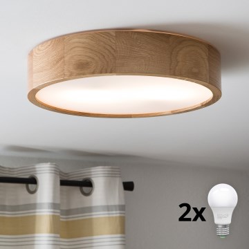 Brilagi - LED loftlampe CARVALHO 2xE27/60W/230V eg diameter 37,5 cm