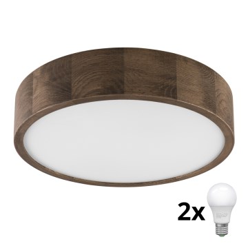 Brilagi - LED Loftlampe CARVALHO 2xE27/60W/230V eg diameter 37 cm
