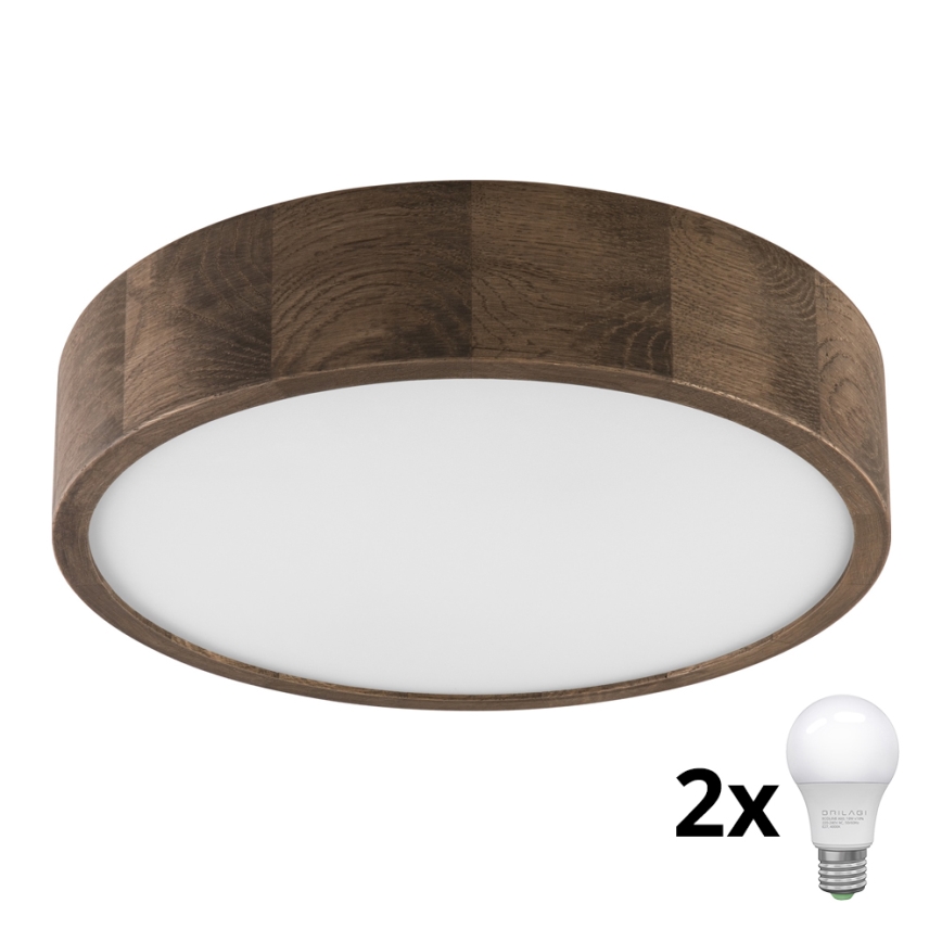 Brilagi - LED Loftlampe CARVALHO 2xE27/60W/230V eg diameter 37 cm