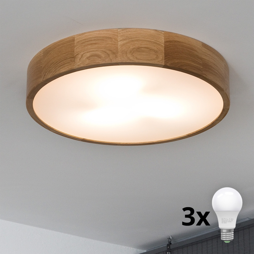 Brilagi - LED loftlampe CARVALHO 3xE27/60W/230V eg diameter 47,5 cm