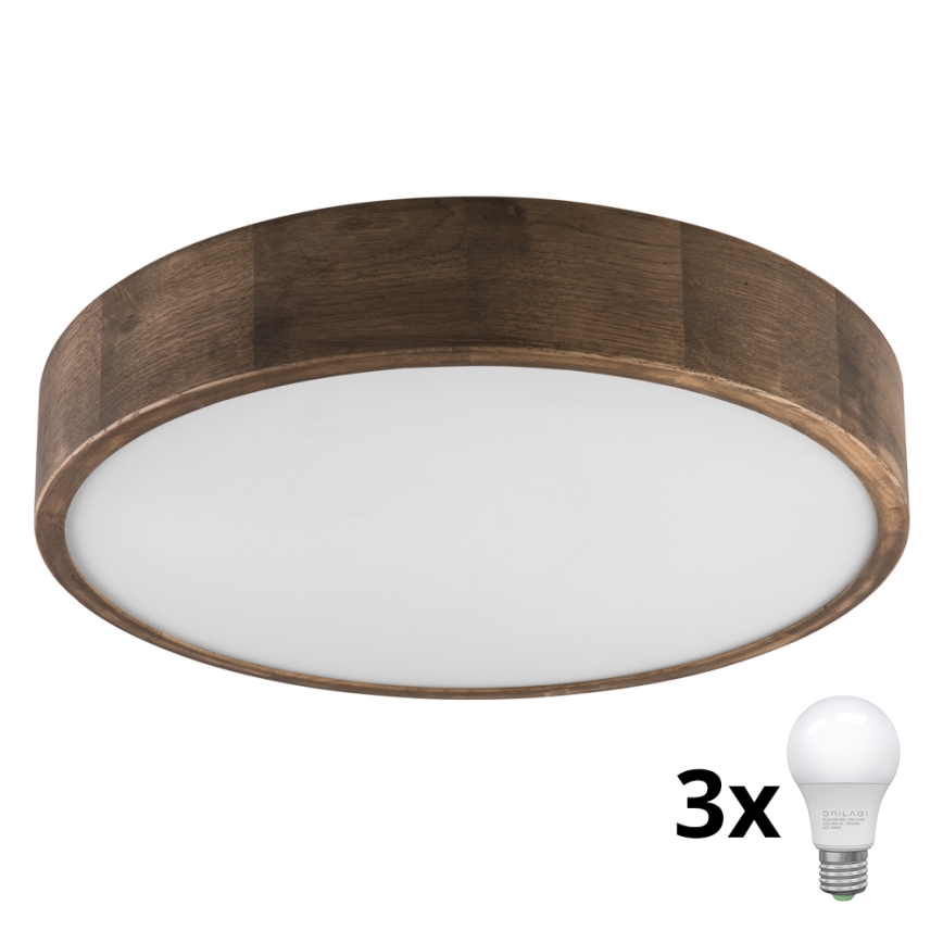 Brilagi - LED Loftlampe CARVALHO 3xE27/60W/230V eg diameter 47 cm