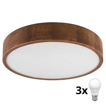 Brilagi - LED loftlampe CARVALHO 3xE27/60W/230V eg kirsebær diameter 47 cm