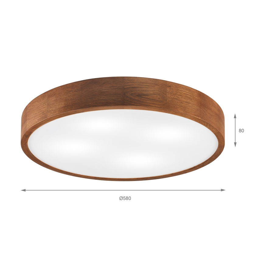 Brilagi - LED Loftlampe CARVALHO 4xE27/60W/230V eg ceri Ø 57,5 cm