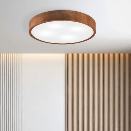 Brilagi - LED loftlampe CARVALHO 4xE27/60W/230V eg/kirsebær Ø 57,5 cm