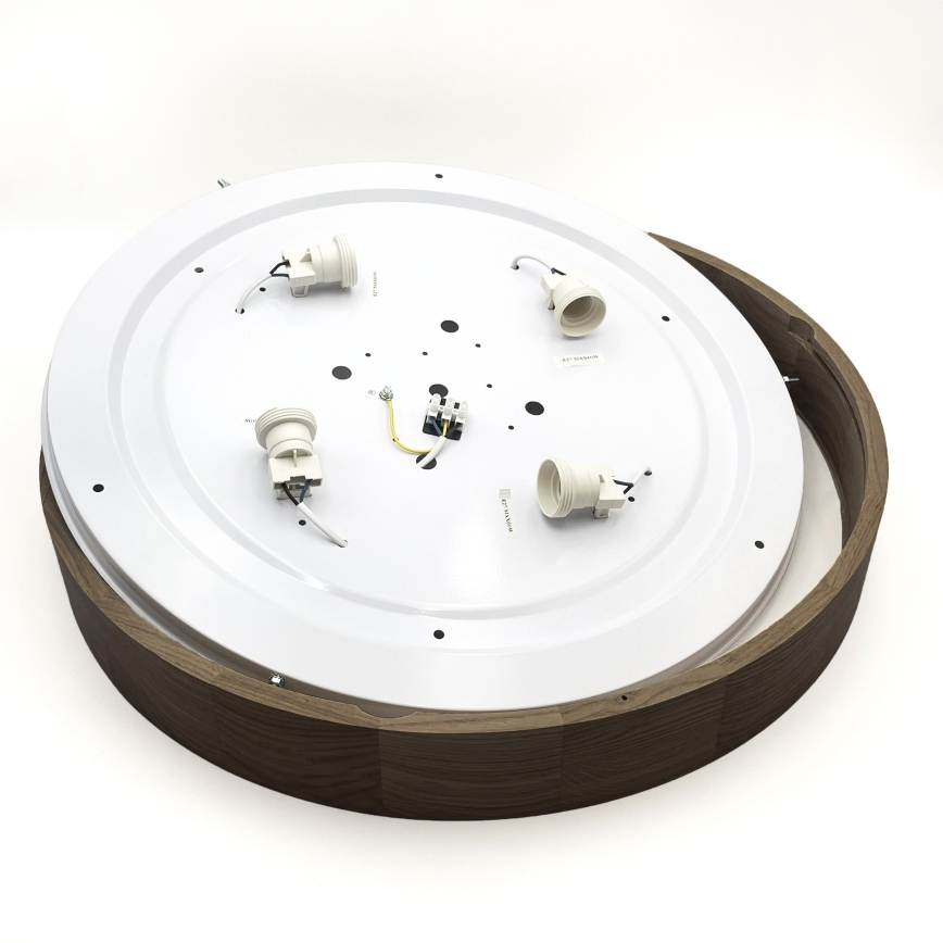 Brilagi - LED loftlampe CARVALHO 4xE27/60W/230V eg valnød Ø 57,5 cm