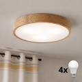 Brilagi - LED loftlampe CARVALHO 4xE27/60W/230V eg Ø 57,5 cm