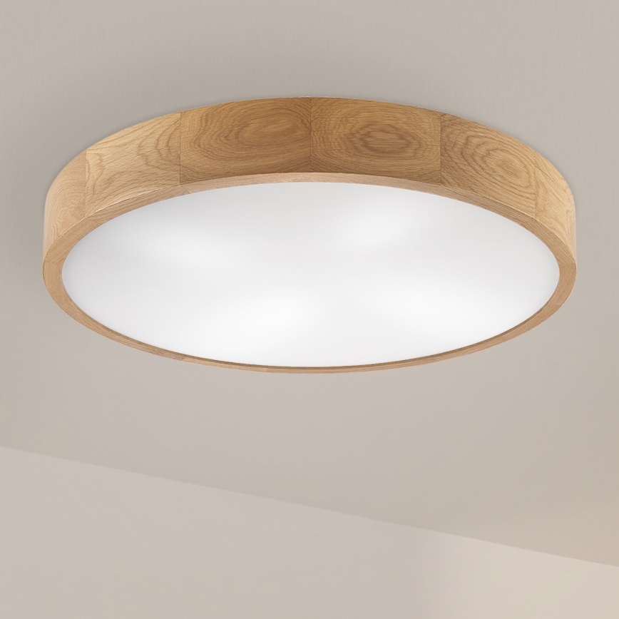 Brilagi - LED Loftlampe CARVALHO 4xE27/60W/230V egetræ pr. 57,5 cm