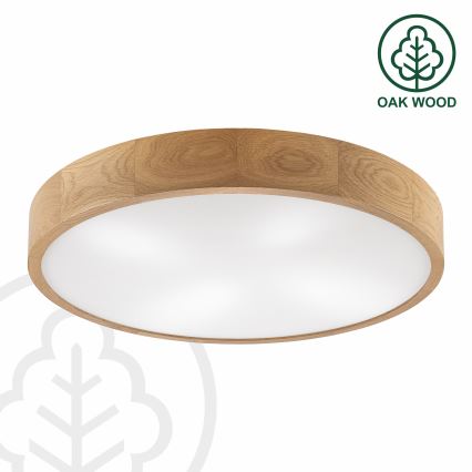 Brilagi - LED Loftlampe CARVALHO 4xE27/60W/230V egetræ pr. 57,5 cm