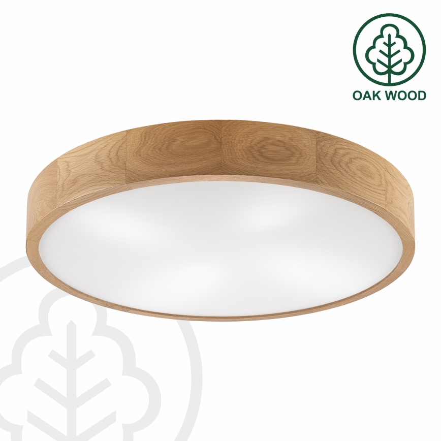 Brilagi - LED Loftlampe CARVALHO 4xE27/60W/230V egetræ pr. 57,5 cm