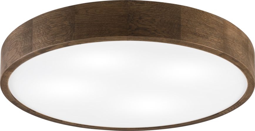 Brilagi - LED Loftlampe CARVALHO 4xE27/60W/230V valnød ø 57,5 cm
