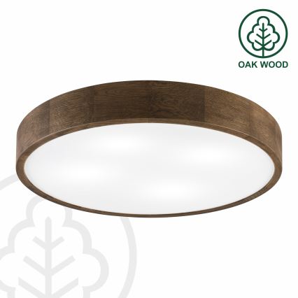 Brilagi - LED Loftlampe CARVALHO 4xE27/60W/230V valnød ø 57,5 cm