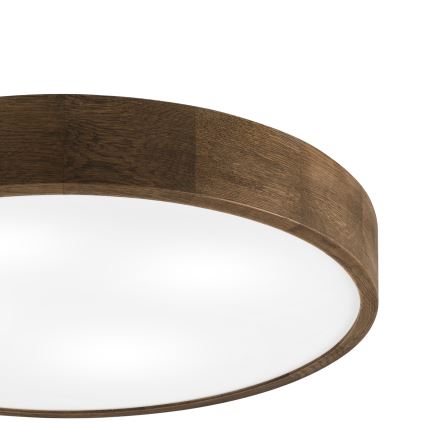 Brilagi - LED Loftlampe CARVALHO 4xE27/60W/230V valnød ø 57,5 cm