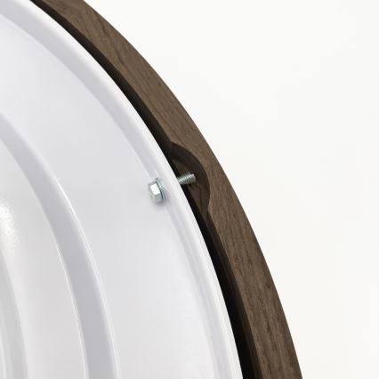 Brilagi - LED Loftlampe CARVALHO 4xE27/60W/230V valnød ø 57,5 cm