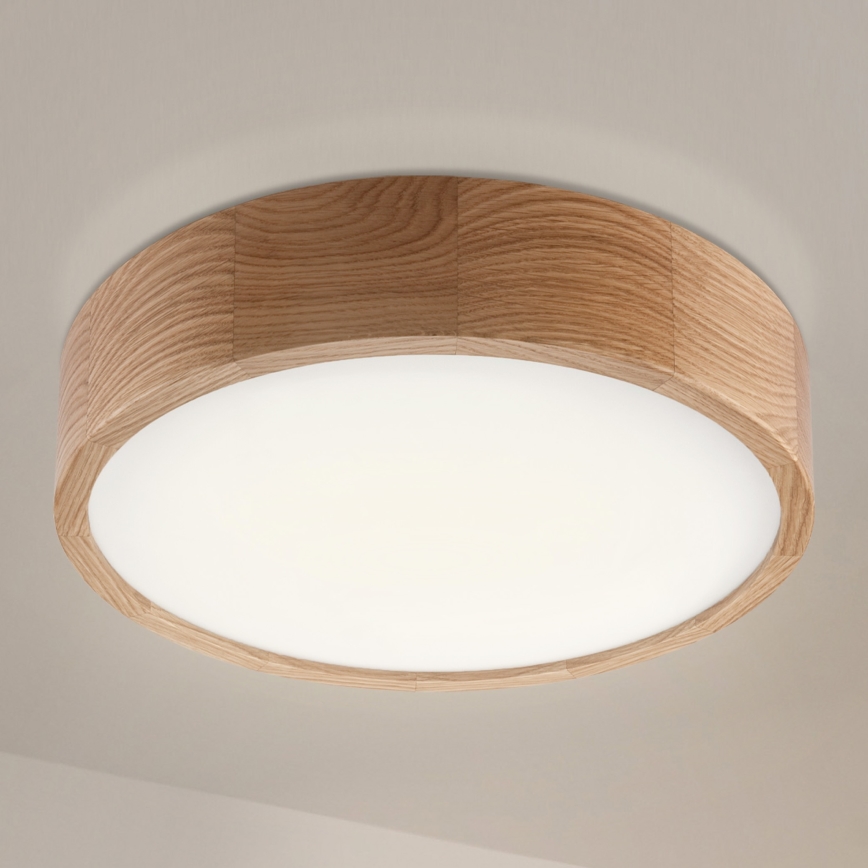Brilagi - LED loftlampe CARVALHO LED/36W/230V egetræ Ø 37,5 cm