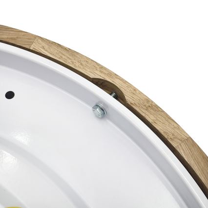 Brilagi - LED loftlampe CARVALHO LED/36W/230V egetræ Ø 37,5 cm
