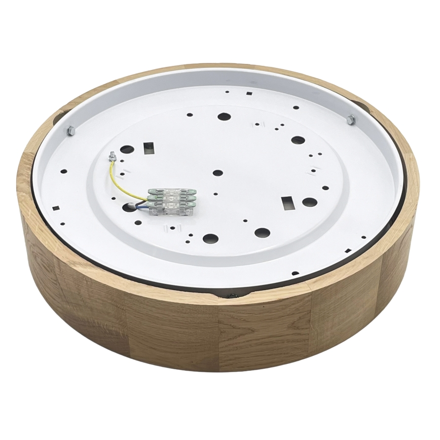 Brilagi - LED loftlampe CARVALHO LED/36W/230V egetræ Ø 37,5 cm