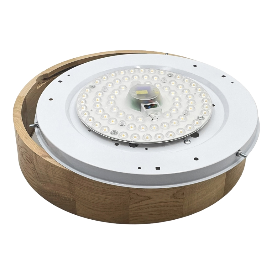 Brilagi - LED loftlampe CARVALHO LED/36W/230V egetræ Ø 37,5 cm
